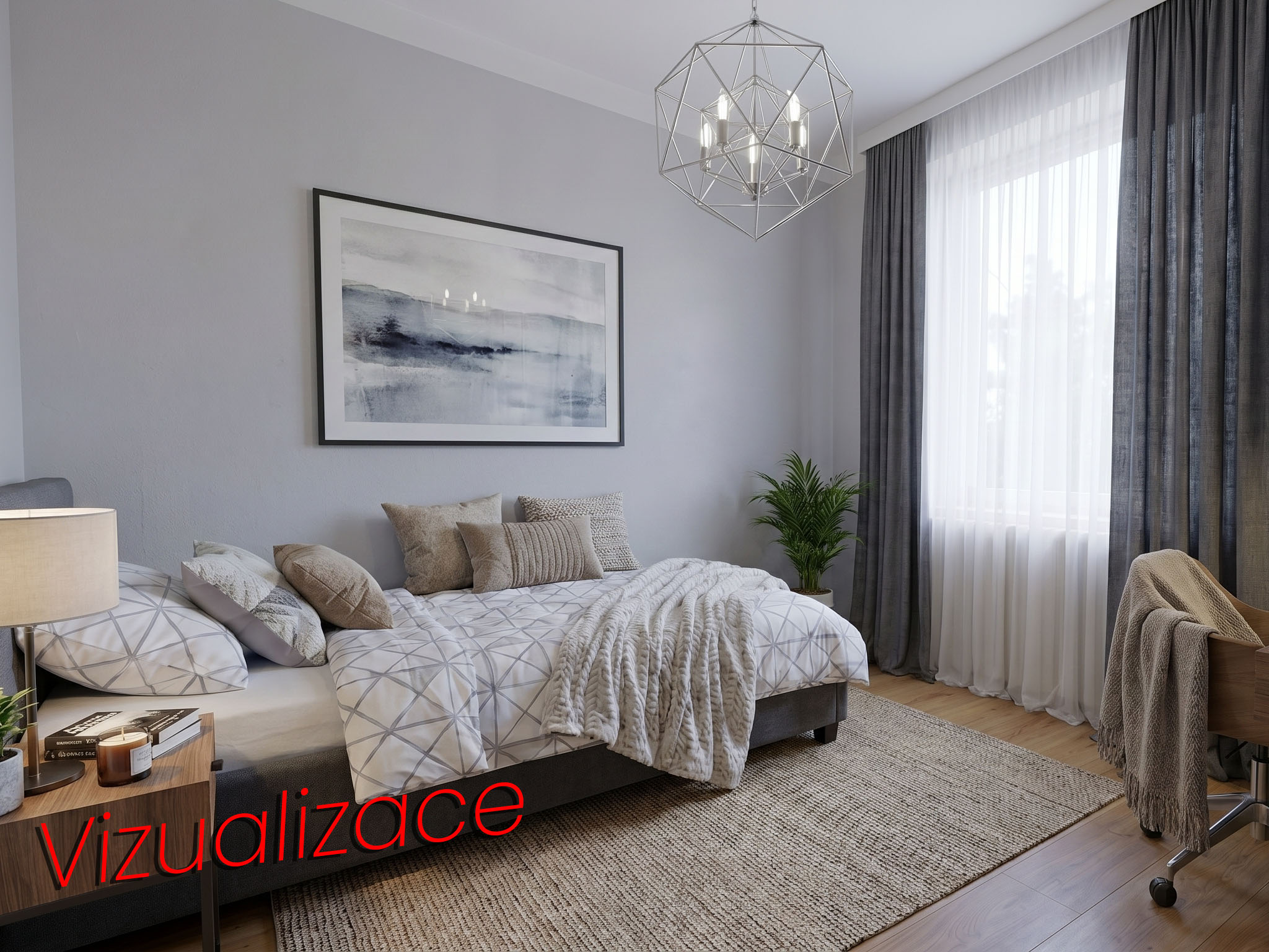 Pokoj 2 vizualizace